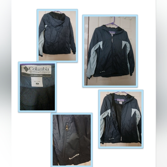 Blue Columbia Wind Breaker - Picture 3 of 3